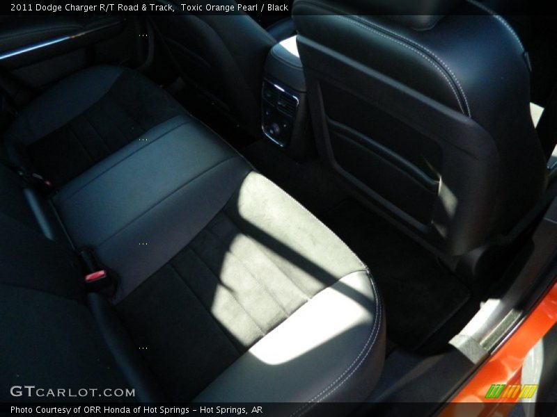 Toxic Orange Pearl / Black 2011 Dodge Charger R/T Road & Track
