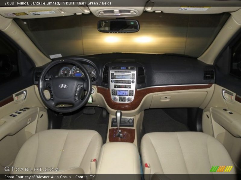Natural Khaki Green / Beige 2008 Hyundai Santa Fe Limited
