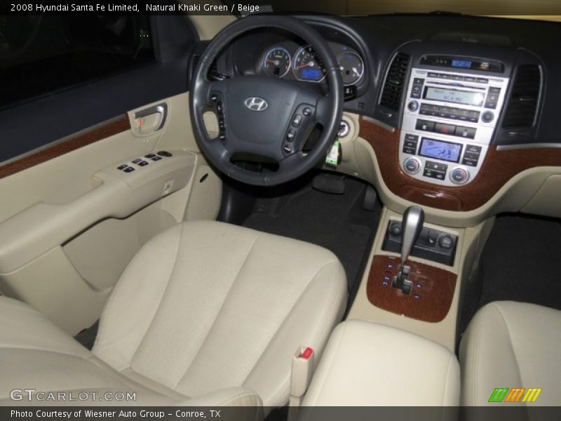 Natural Khaki Green / Beige 2008 Hyundai Santa Fe Limited