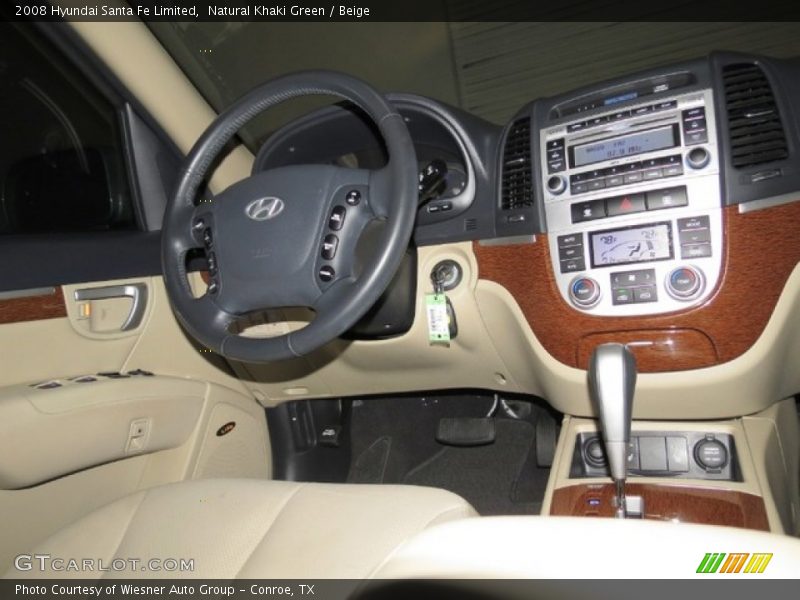 Natural Khaki Green / Beige 2008 Hyundai Santa Fe Limited