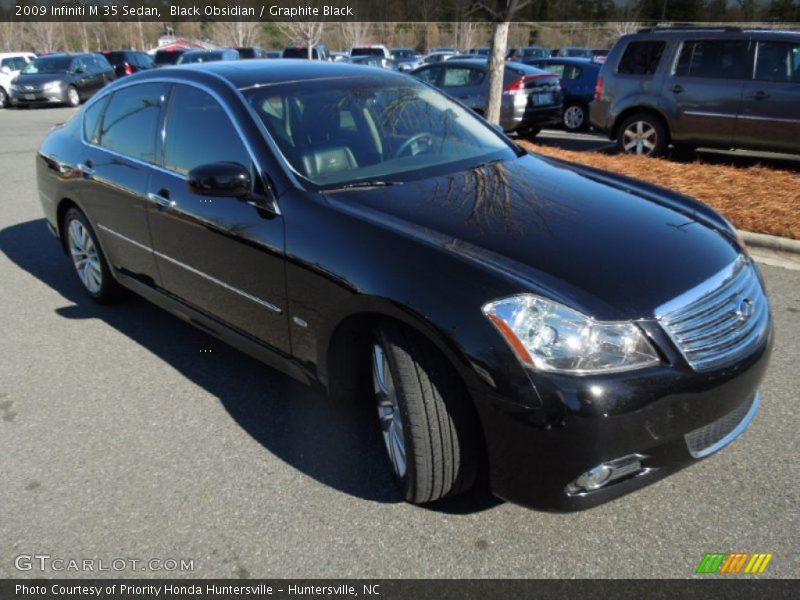 Black Obsidian / Graphite Black 2009 Infiniti M 35 Sedan