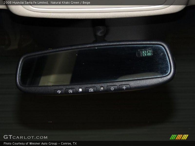 Natural Khaki Green / Beige 2008 Hyundai Santa Fe Limited
