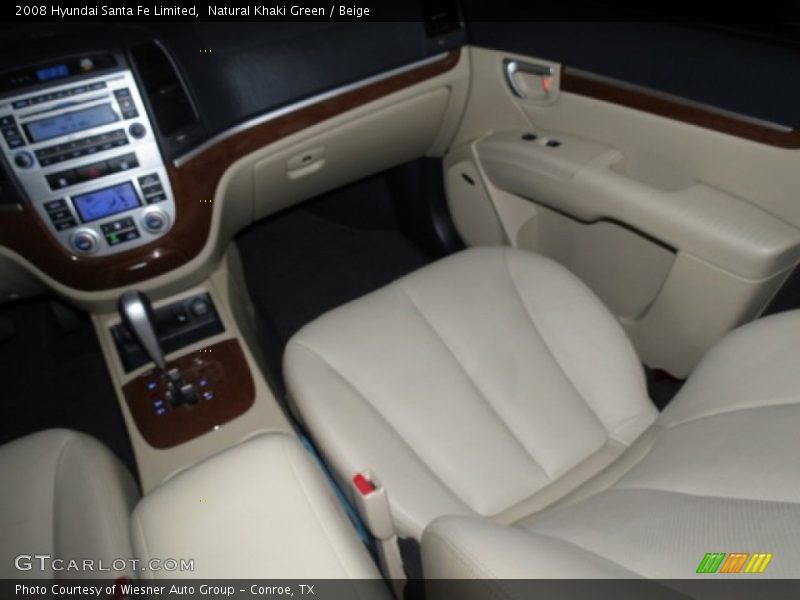Natural Khaki Green / Beige 2008 Hyundai Santa Fe Limited