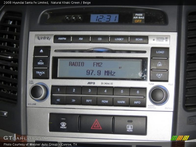 Natural Khaki Green / Beige 2008 Hyundai Santa Fe Limited