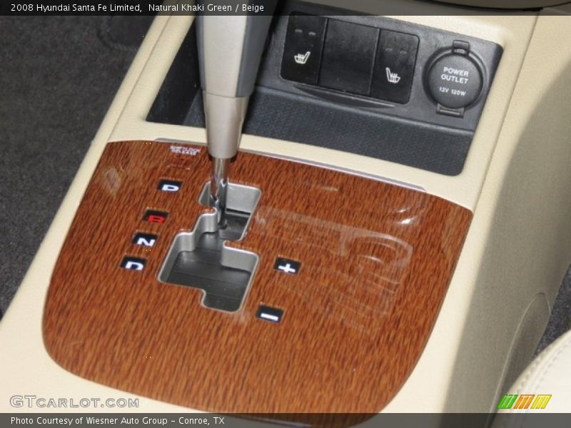Natural Khaki Green / Beige 2008 Hyundai Santa Fe Limited