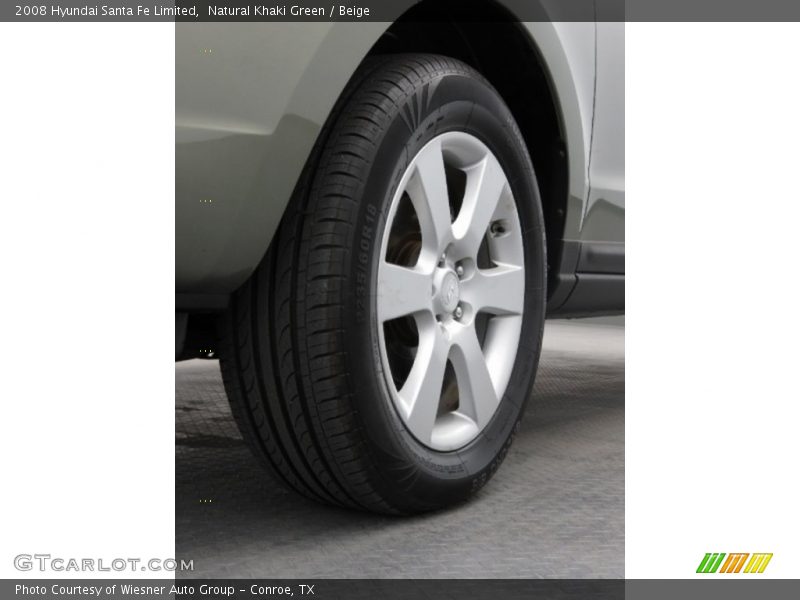 Natural Khaki Green / Beige 2008 Hyundai Santa Fe Limited