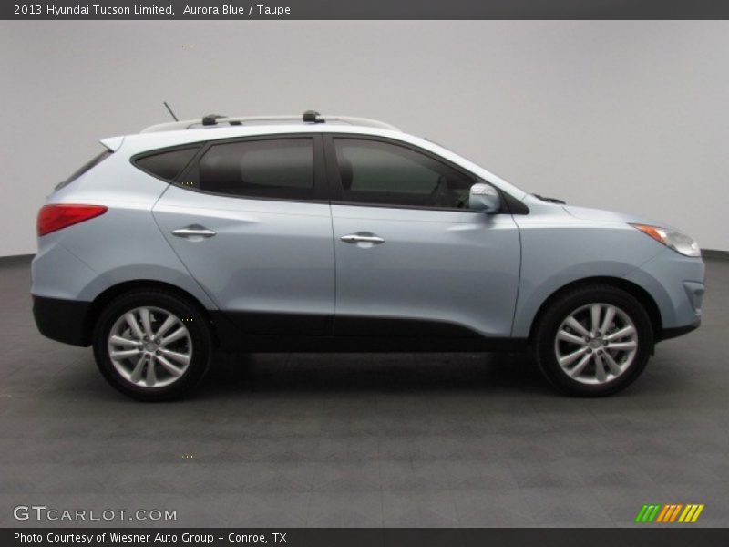 Aurora Blue / Taupe 2013 Hyundai Tucson Limited