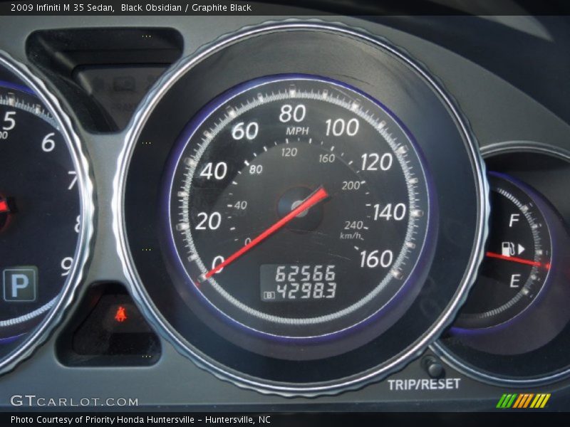 Black Obsidian / Graphite Black 2009 Infiniti M 35 Sedan