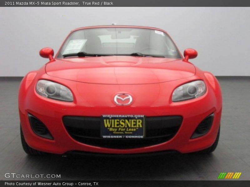 True Red / Black 2011 Mazda MX-5 Miata Sport Roadster
