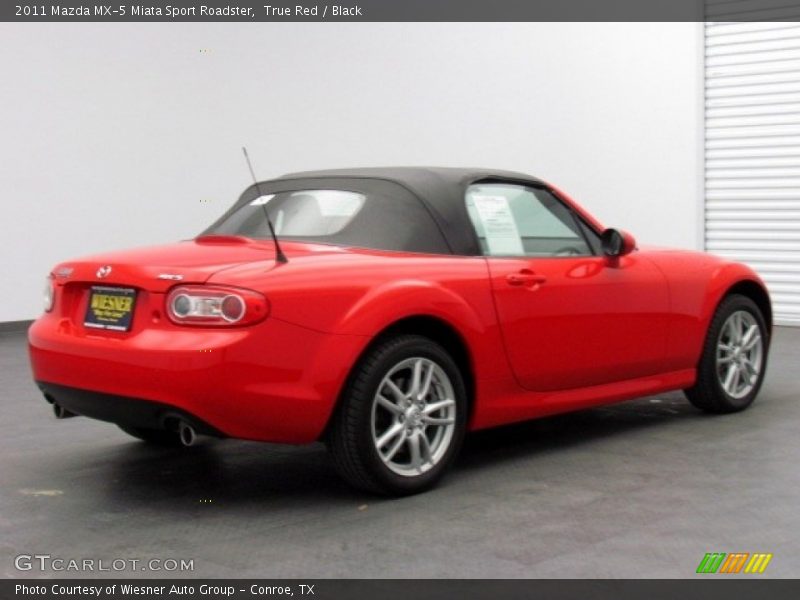 True Red / Black 2011 Mazda MX-5 Miata Sport Roadster
