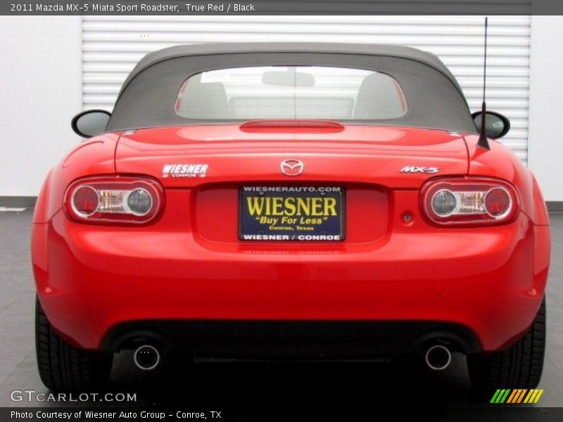 True Red / Black 2011 Mazda MX-5 Miata Sport Roadster