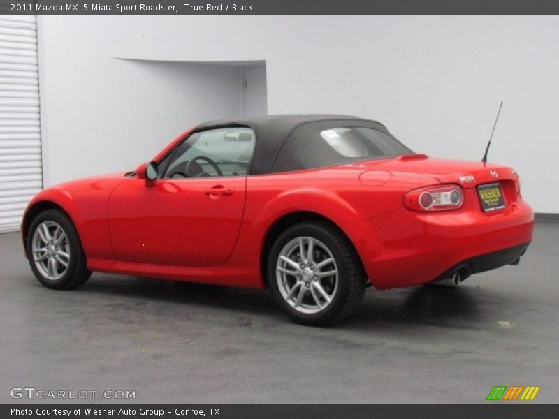 True Red / Black 2011 Mazda MX-5 Miata Sport Roadster