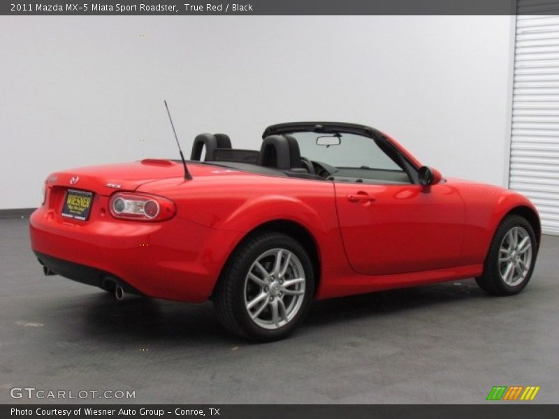 True Red / Black 2011 Mazda MX-5 Miata Sport Roadster