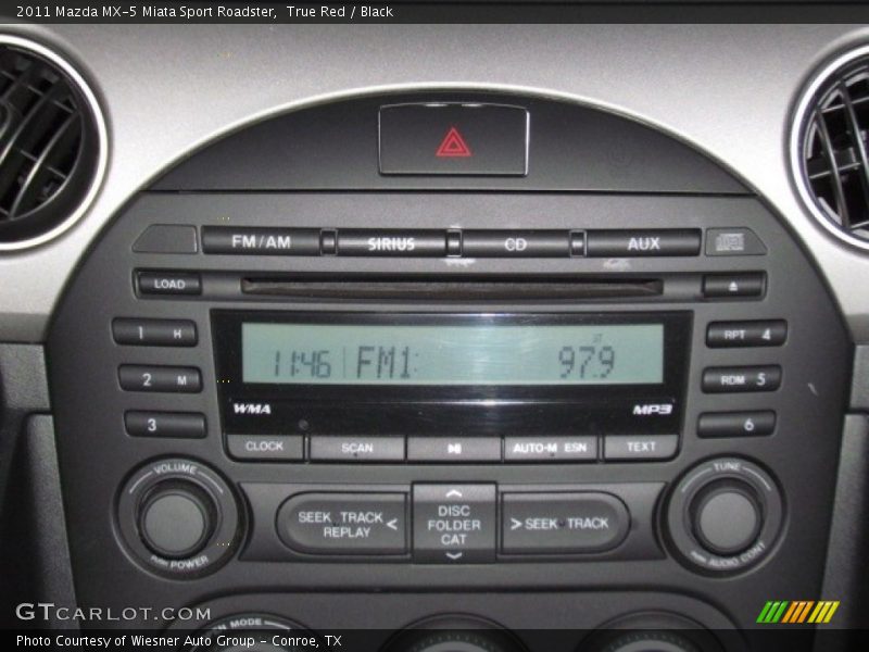 Audio System of 2011 MX-5 Miata Sport Roadster