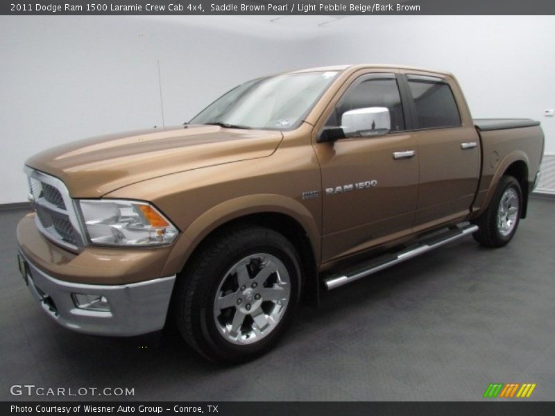 Front 3/4 View of 2011 Ram 1500 Laramie Crew Cab 4x4