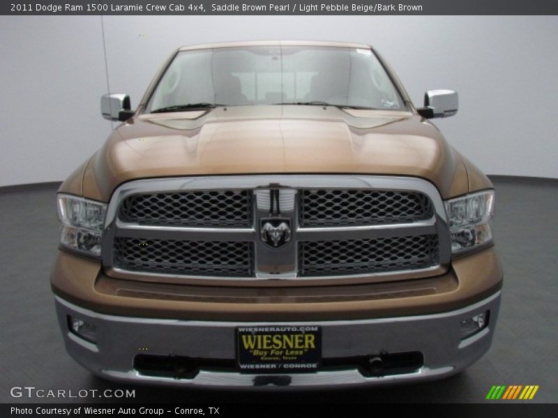 Saddle Brown Pearl / Light Pebble Beige/Bark Brown 2011 Dodge Ram 1500 Laramie Crew Cab 4x4