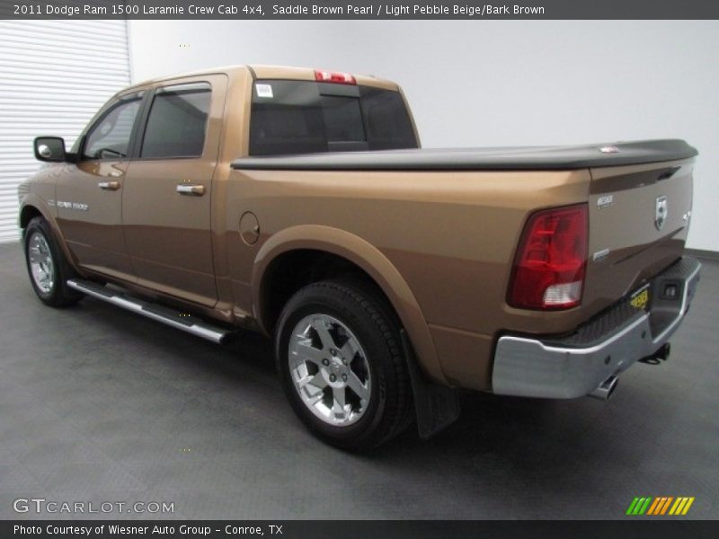 Saddle Brown Pearl / Light Pebble Beige/Bark Brown 2011 Dodge Ram 1500 Laramie Crew Cab 4x4