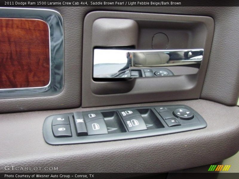 Saddle Brown Pearl / Light Pebble Beige/Bark Brown 2011 Dodge Ram 1500 Laramie Crew Cab 4x4
