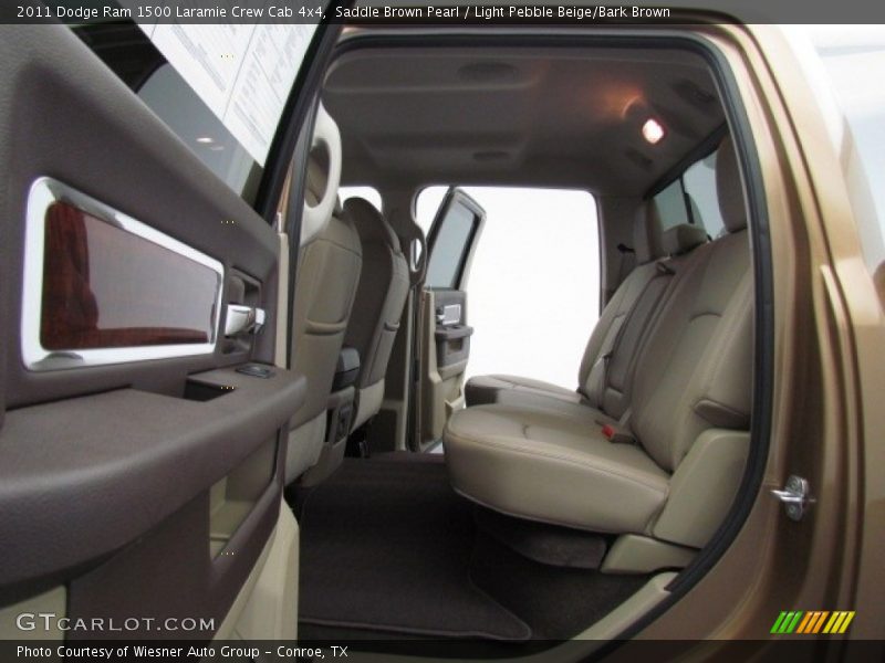 Saddle Brown Pearl / Light Pebble Beige/Bark Brown 2011 Dodge Ram 1500 Laramie Crew Cab 4x4
