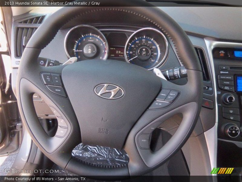Harbor Gray Metallic / Gray 2013 Hyundai Sonata SE