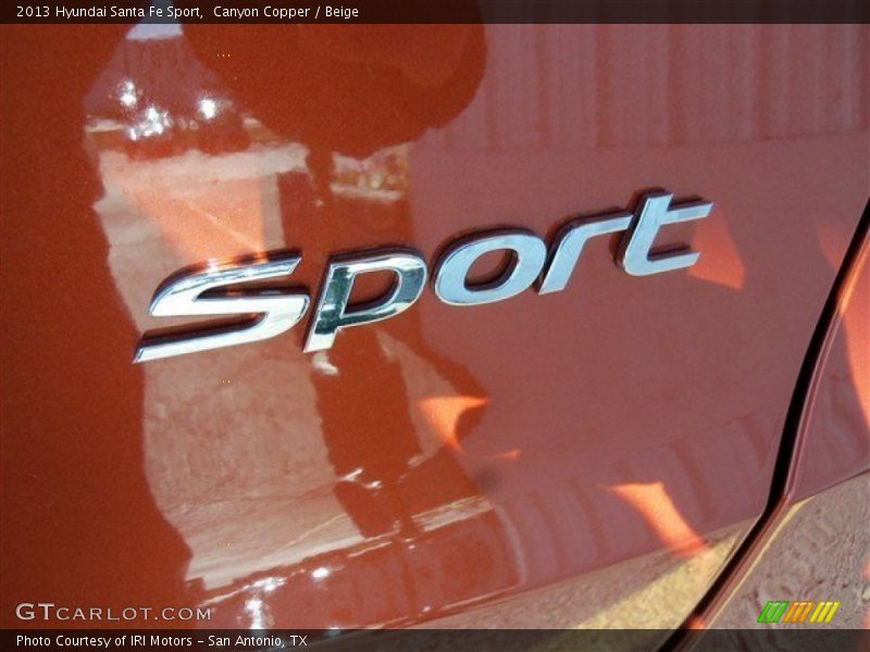 Canyon Copper / Beige 2013 Hyundai Santa Fe Sport