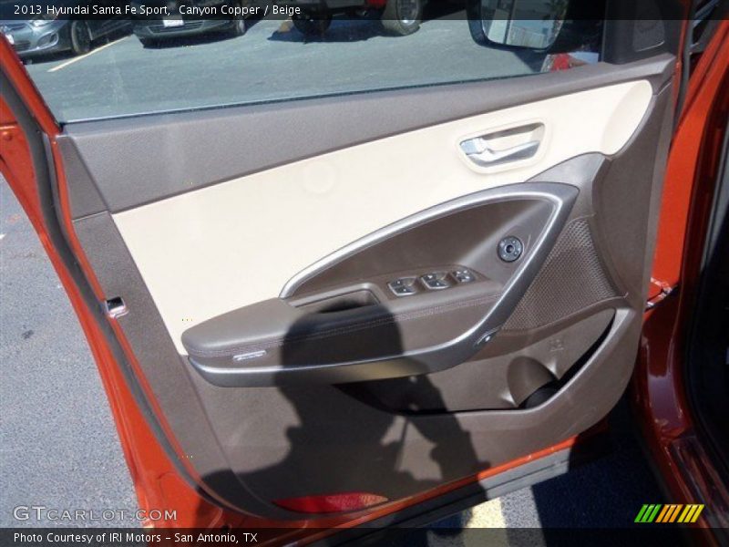 Canyon Copper / Beige 2013 Hyundai Santa Fe Sport
