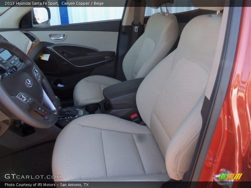 Canyon Copper / Beige 2013 Hyundai Santa Fe Sport
