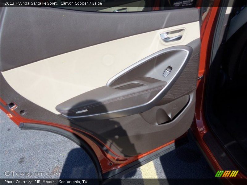 Canyon Copper / Beige 2013 Hyundai Santa Fe Sport