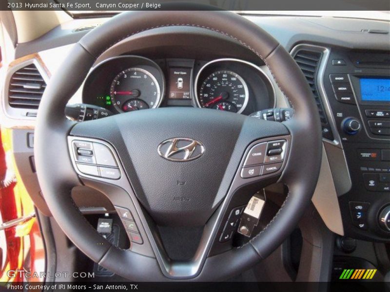 Canyon Copper / Beige 2013 Hyundai Santa Fe Sport