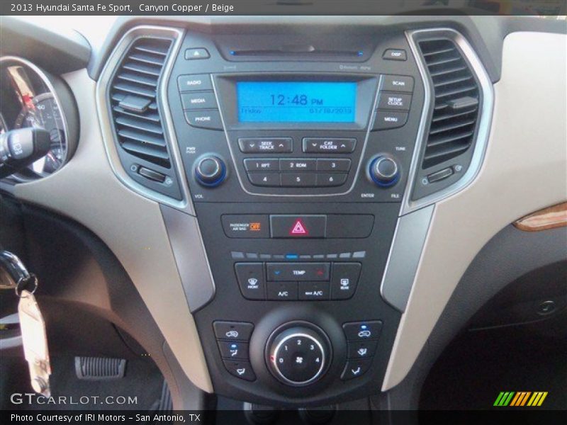 Canyon Copper / Beige 2013 Hyundai Santa Fe Sport