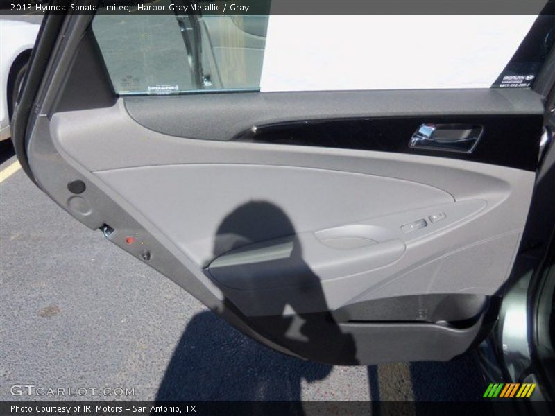 Harbor Gray Metallic / Gray 2013 Hyundai Sonata Limited