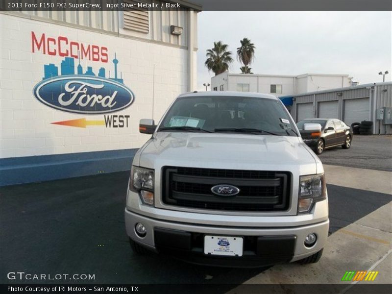 Ingot Silver Metallic / Black 2013 Ford F150 FX2 SuperCrew