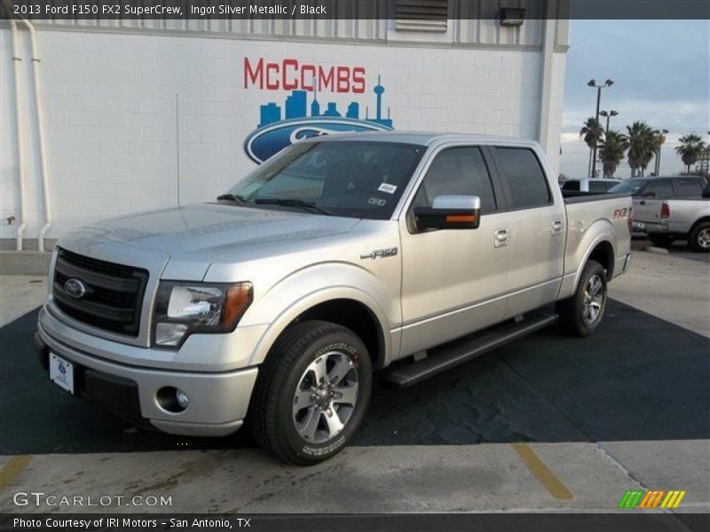 Ingot Silver Metallic / Black 2013 Ford F150 FX2 SuperCrew