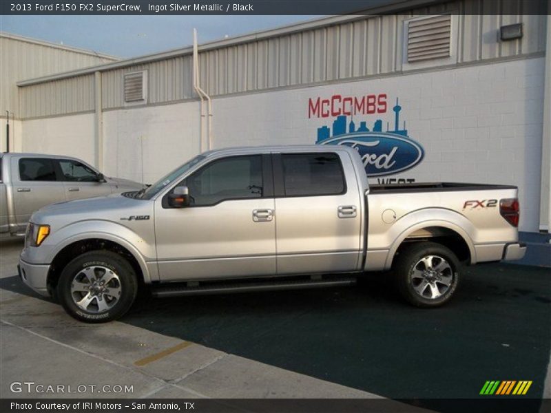 Ingot Silver Metallic / Black 2013 Ford F150 FX2 SuperCrew