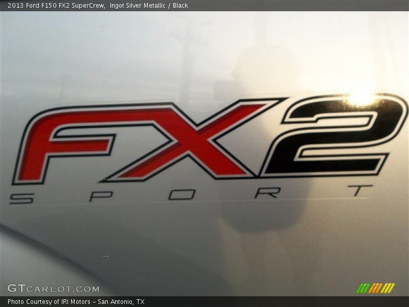 Ingot Silver Metallic / Black 2013 Ford F150 FX2 SuperCrew