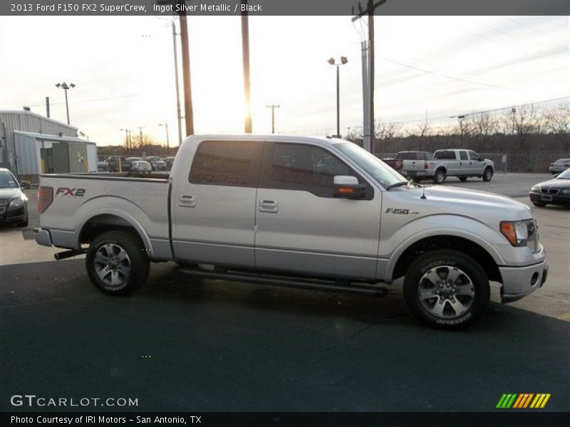Ingot Silver Metallic / Black 2013 Ford F150 FX2 SuperCrew