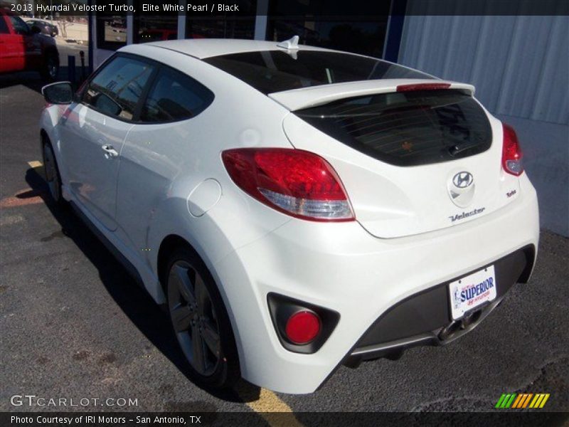 Elite White Pearl / Black 2013 Hyundai Veloster Turbo
