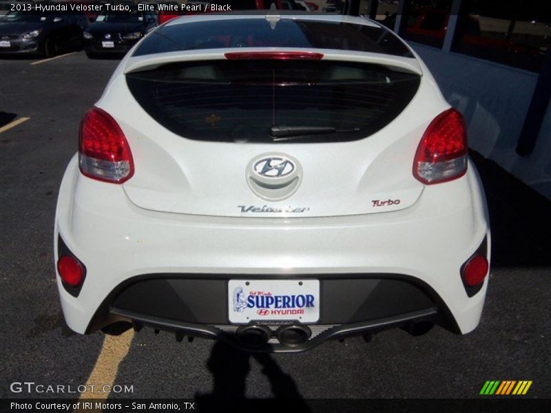 Elite White Pearl / Black 2013 Hyundai Veloster Turbo