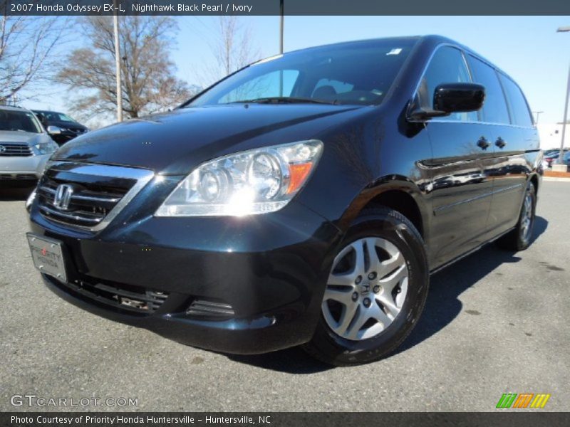 Nighthawk Black Pearl / Ivory 2007 Honda Odyssey EX-L