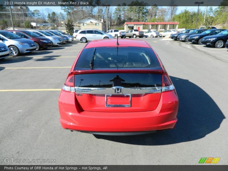 Milano Red / Black 2013 Honda Insight EX Hybrid