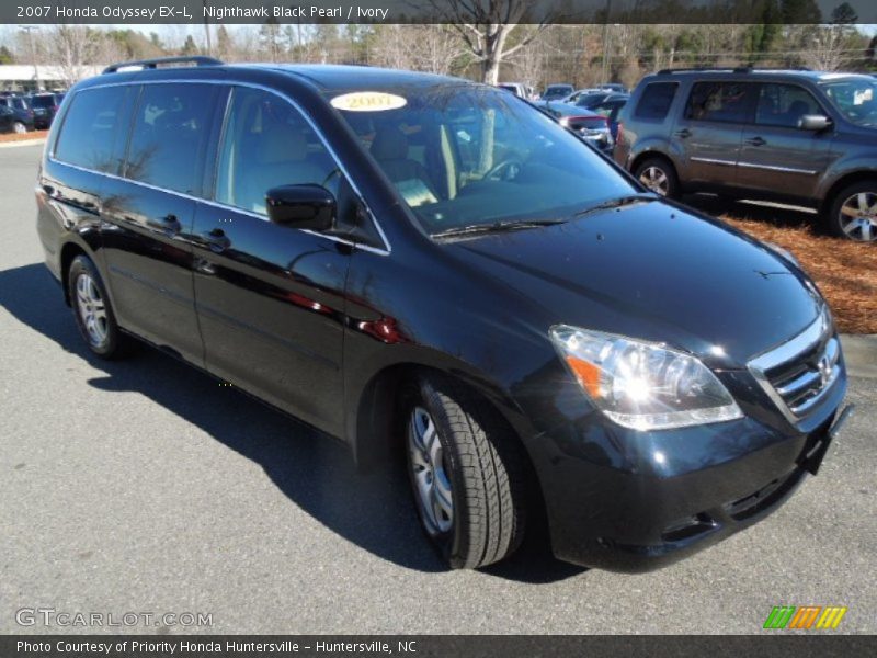 Nighthawk Black Pearl / Ivory 2007 Honda Odyssey EX-L