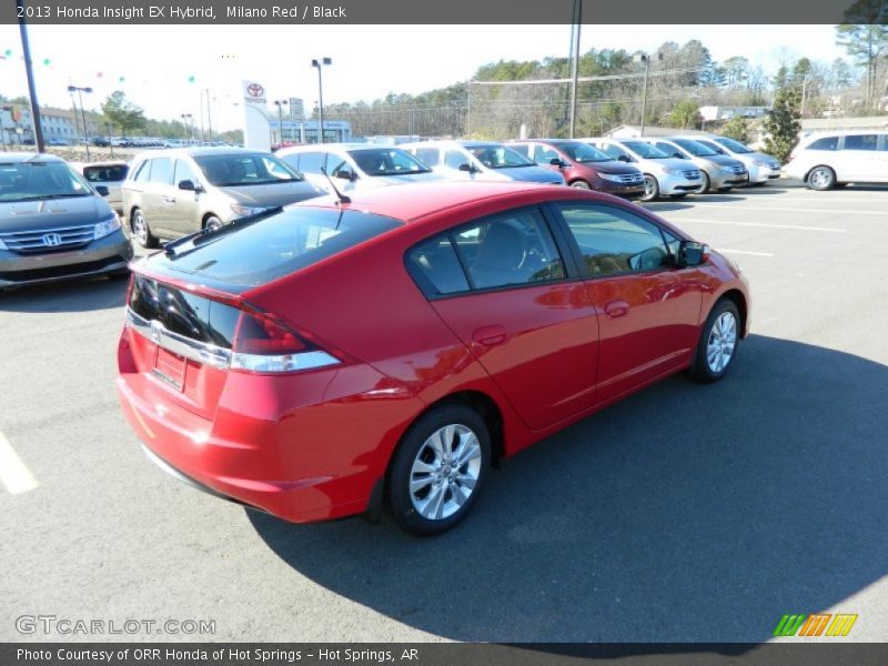 Milano Red / Black 2013 Honda Insight EX Hybrid