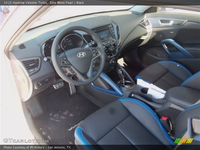 Elite White Pearl / Black 2013 Hyundai Veloster Turbo