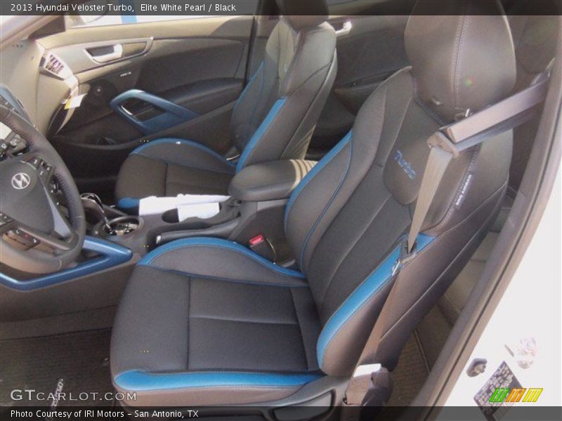 Elite White Pearl / Black 2013 Hyundai Veloster Turbo