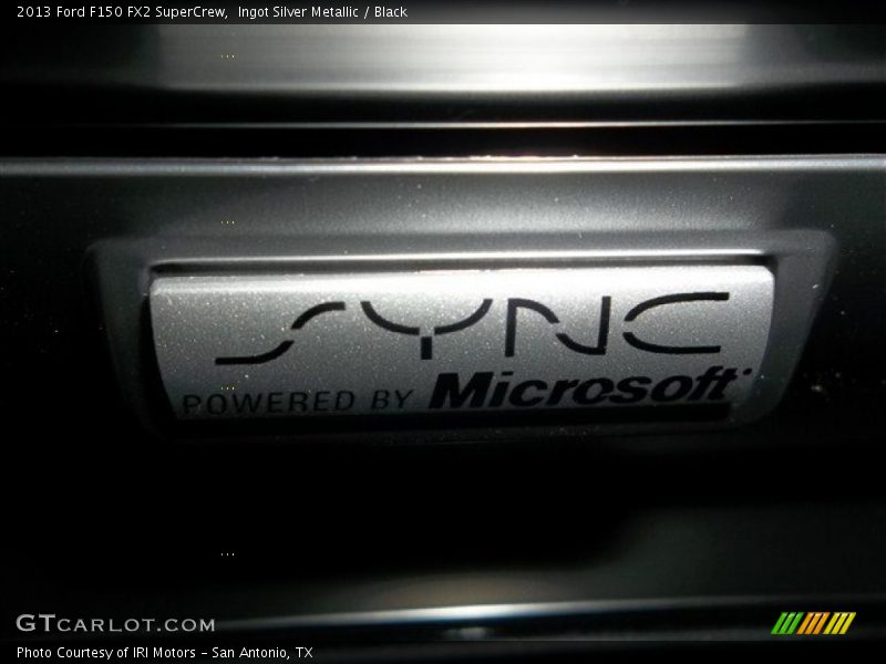 Ingot Silver Metallic / Black 2013 Ford F150 FX2 SuperCrew