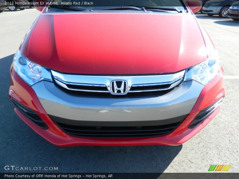 Milano Red / Black 2013 Honda Insight EX Hybrid
