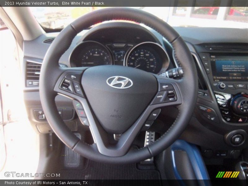 Elite White Pearl / Black 2013 Hyundai Veloster Turbo
