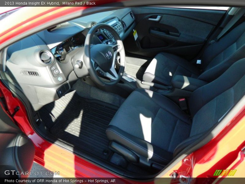 Milano Red / Black 2013 Honda Insight EX Hybrid