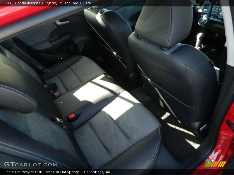 Milano Red / Black 2013 Honda Insight EX Hybrid