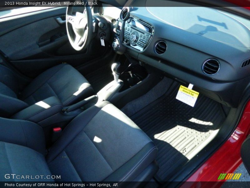 Milano Red / Black 2013 Honda Insight EX Hybrid